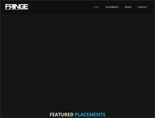 Tablet Screenshot of fringe-music.com